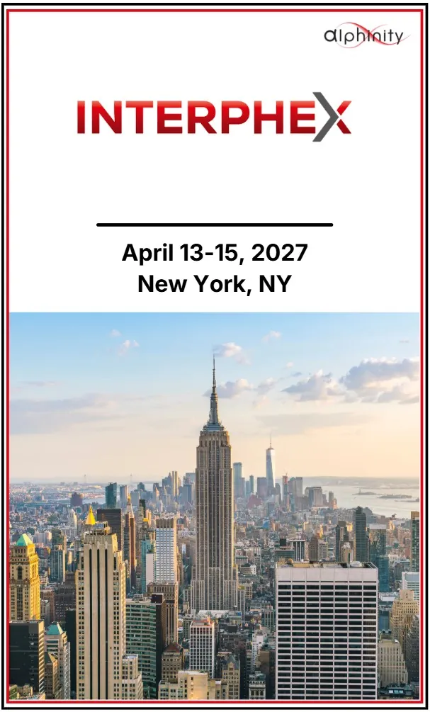 INTERPHEX 2027, April 13-15, Javits Center, New York