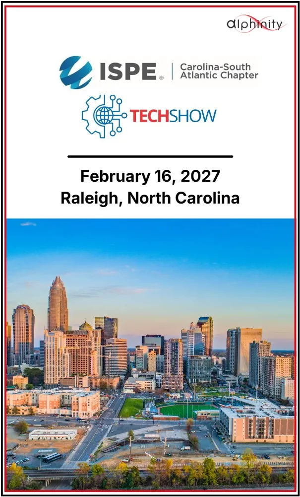 ISPE CASA Tech Show 2027, February 16, Raleigh, North Carolina