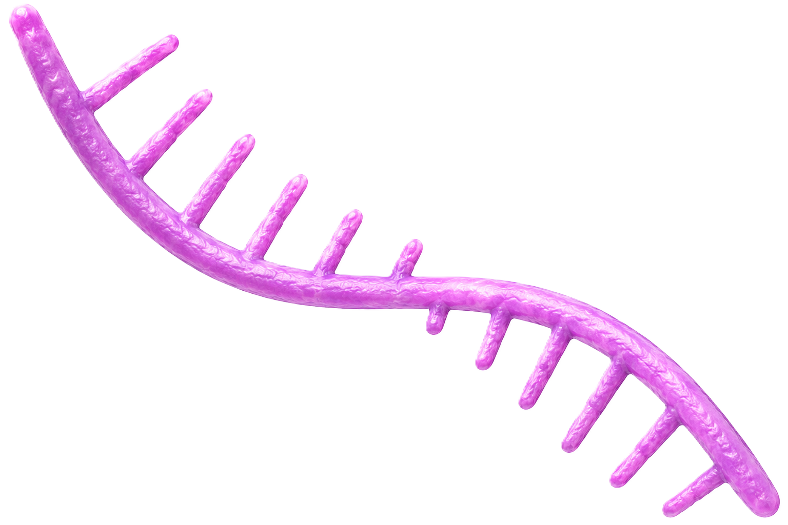 mRNA molecule 3D render