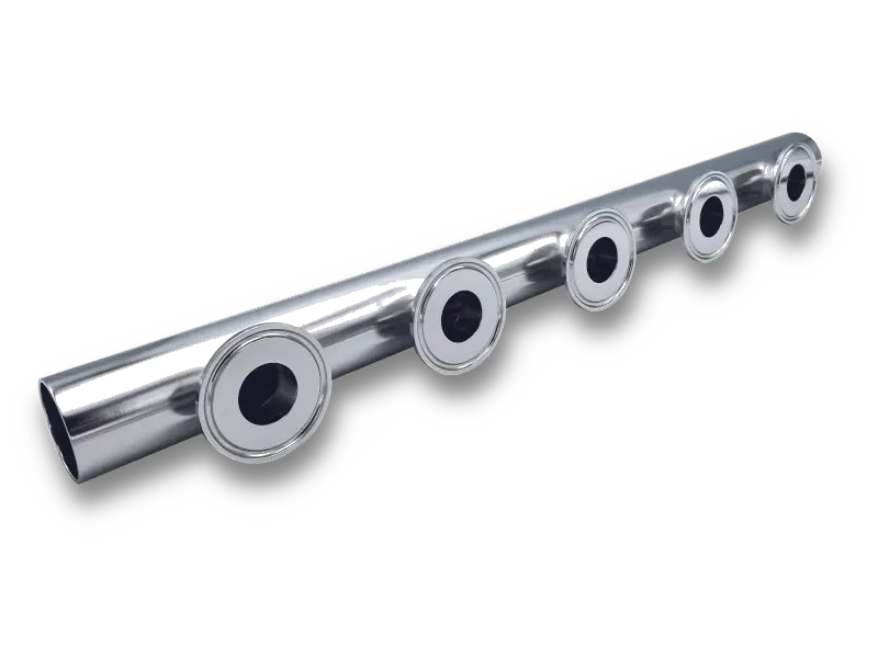 Aquasyn stainless steel manifold paired with Alphinity single-use components