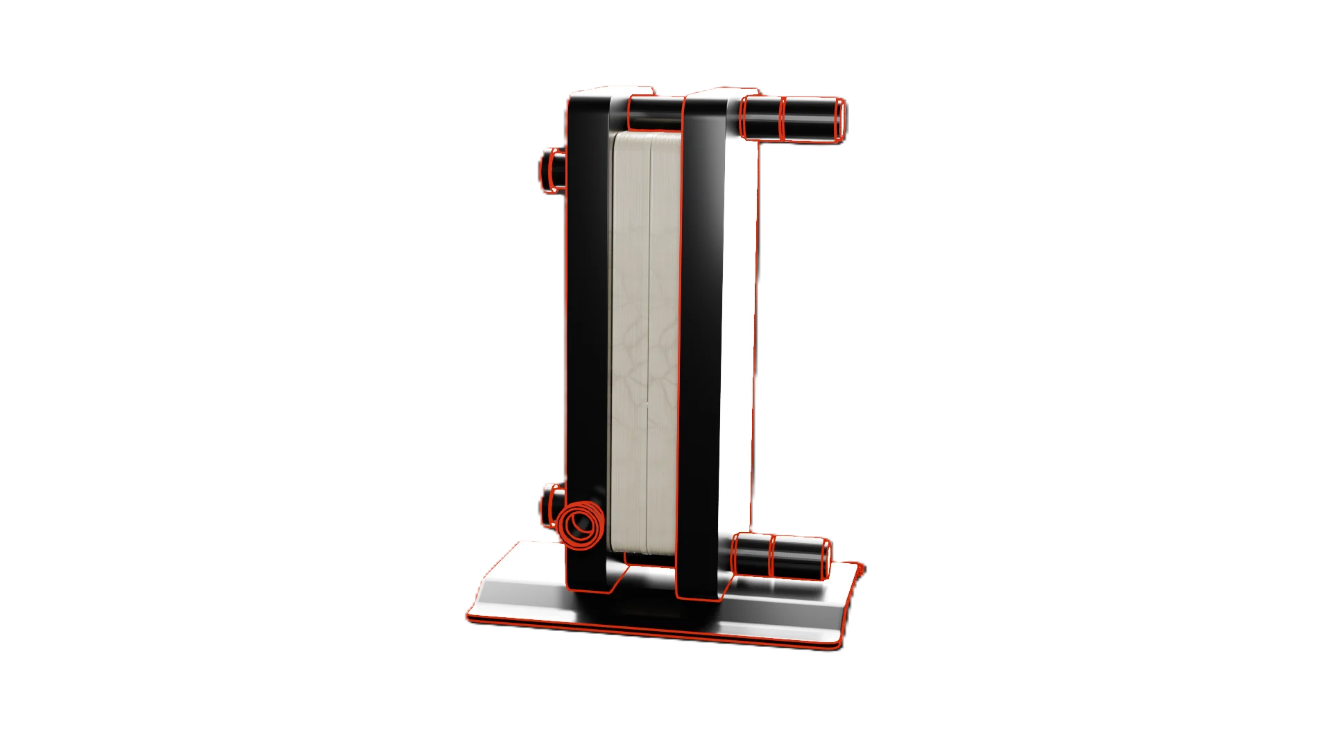 Tangential flow filtration system illustration
