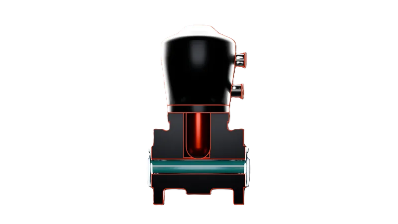 Bioprocessing valve illustration