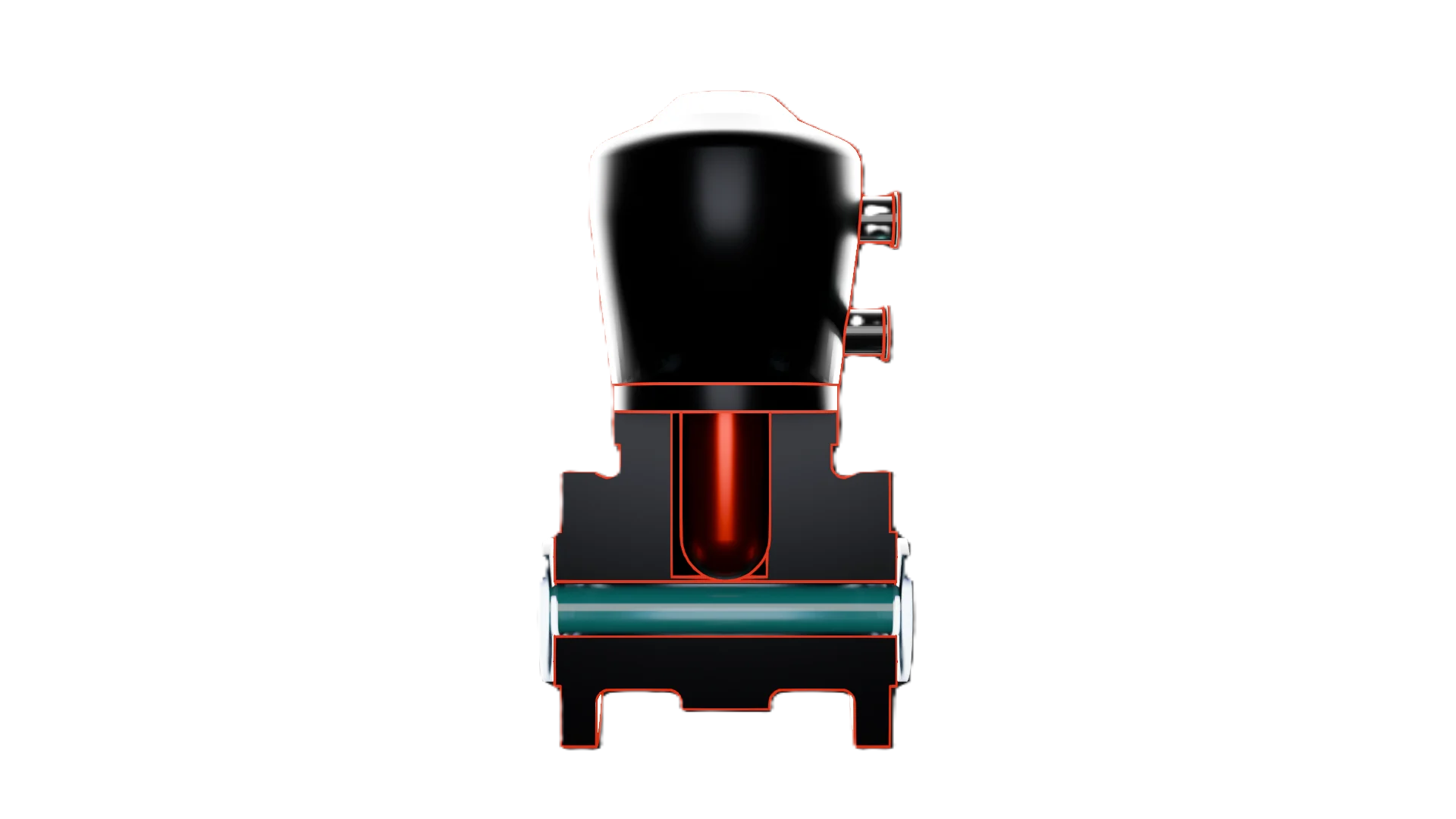 Bioprocessing valve illustration